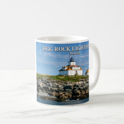 Egg Rock Lighthouse Bar Harbor Maine Mug