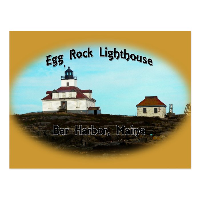 Egg Rock Lighthouse Postcard 