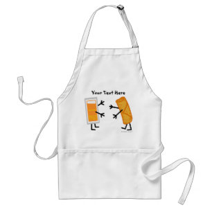 Egg Roll & Duck Sauce - Customizable Adult Apron