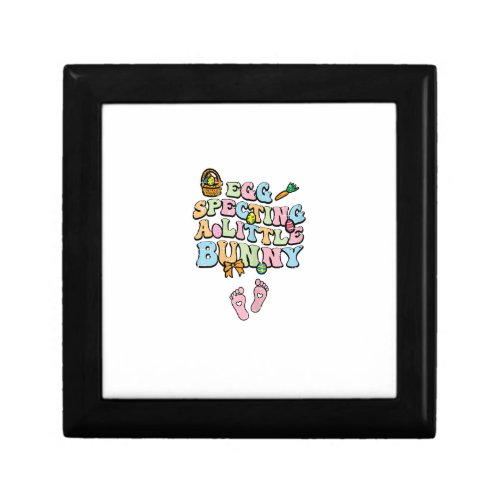 Egg Specting A Little Bunny Easter Pregnancy Annou Gift Box