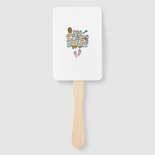 Egg Specting A Little Bunny Easter Pregnancy Annou Hand Fan