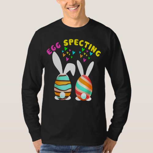 Egg Specting Expecting Twin Baby Pregnancy Announc T_Shirt