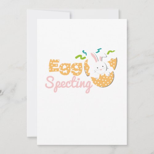 Egg Specting Maternity _ Funny Easter Pregnancy Holiday Card