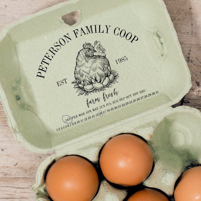 Egg Stamp Expiration Date Organic Fresh Eggs Farm (Creator Uploaded)