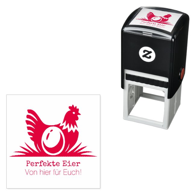 Egg stamp hen  (In Situ)