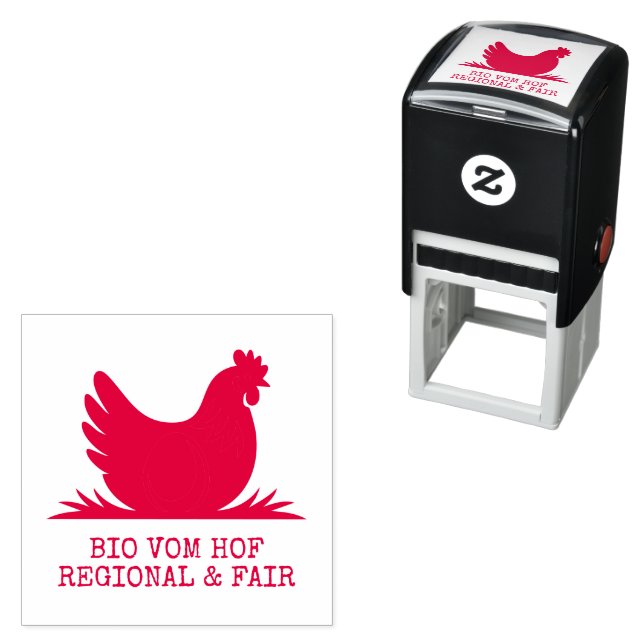 Egg stamp hen  (In Situ)