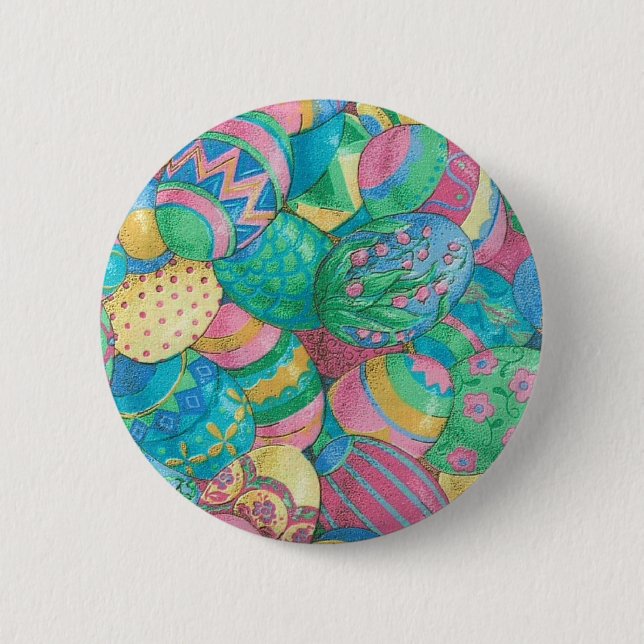 Egg-stavaganza Pinback Button (Front)
