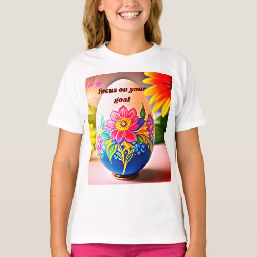 Egg sunflower with multiple color T_Shirt