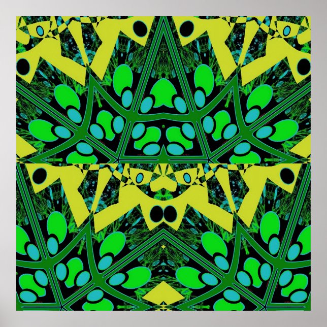 Egg Theory III - Ken Gage Abstract Poster (Front)