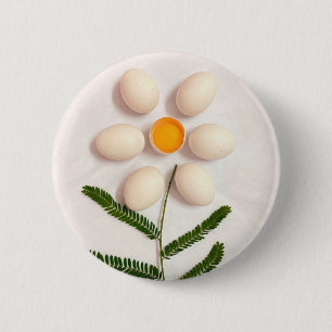 Egg Yolk Flower Button