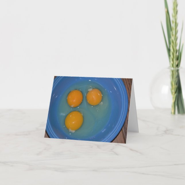 Egg Yolk Notecard (Front)