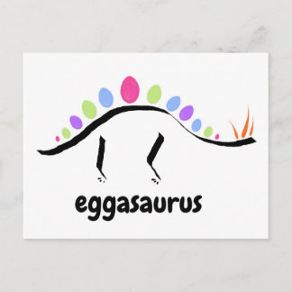 Eggasaurus Postcard