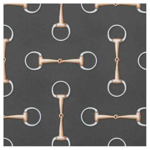 Eggbutt Snaffle Bit Equestrian (small scale) Fabric