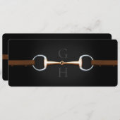 Eggbutt Snaffle Bit & Laced Reins Horse Business (Front/Back)