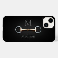 Eggbutt Snaffle Bit Monogrammed Equestrian