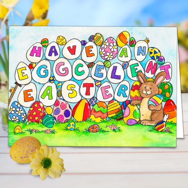 Eggcelent Easter greeting card by Nicole Janes (Creator Uploaded)