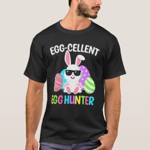Eggcellent Egg Hunt Easter Bunny Toddler Boys Girl T-Shirt