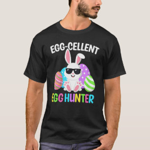 Eggcellent Egg Hunt Easter Bunny Toddler Boys Girl T-Shirt