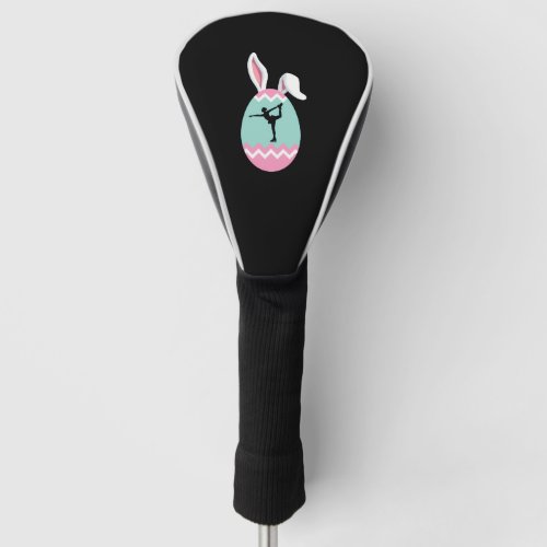 Eggcellent Figure ater Easter Egg Bunny Ears Golf Head Cover