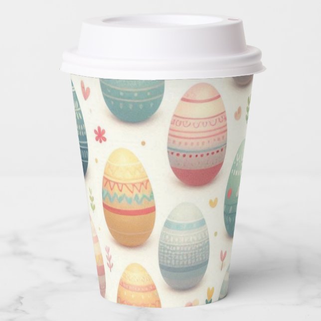 Eggcentric Paper Cups (Front)