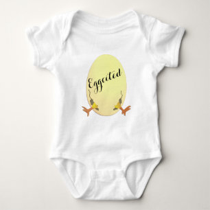 Eggcitement Add Baby Name Bodysuit