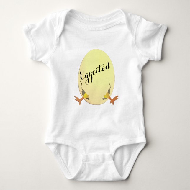 Eggcitement Add Baby Name Bodysuit (Front)