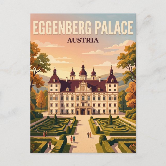 Eggenberg Palace Austria Postcard (Front)
