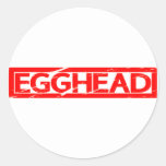 Egghead Stamp Classic Round Sticker