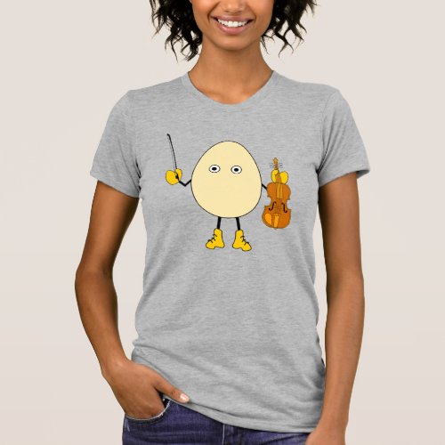 Egghead Violinist T_Shirt