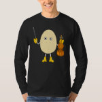 Egghead Violinist T-Shirt