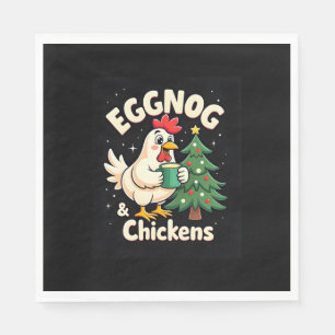 Eggnog & Chickens Napkins