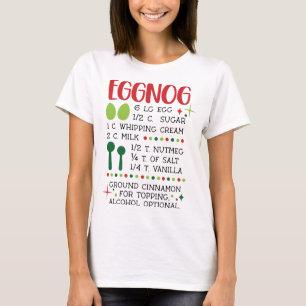 Eggnog Recipe T-shirt