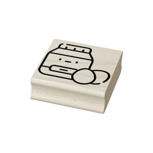eggnog rubber stamp (Stamp)