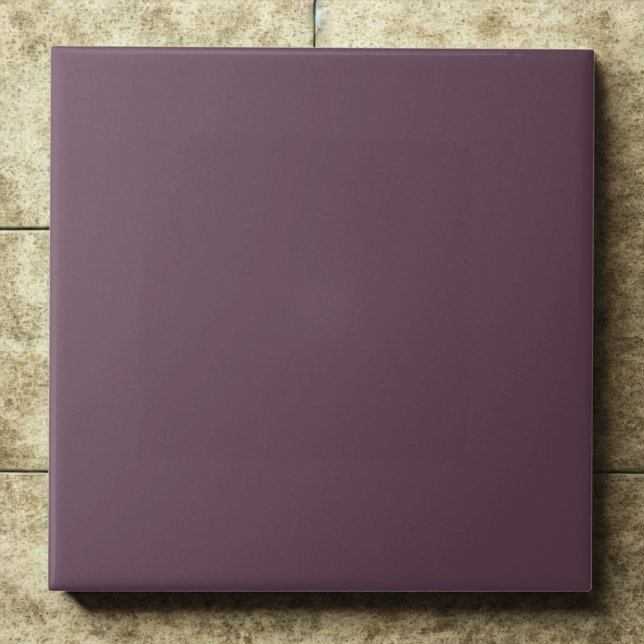 Eggplant #614051 – Deep, Moody, Contemporary Chic Ceramic Tile (Creator Uploaded)