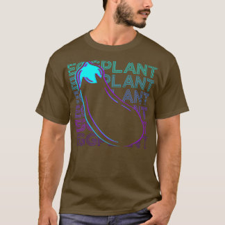 Eggplant Aubergine Retro Gift1 T-Shirt