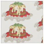 Eggplant Aubgergine Parm Parmesan Italian Food Fabric