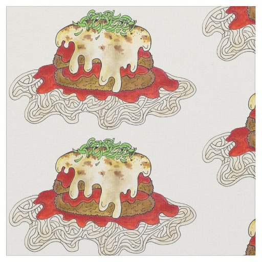 Eggplant Aubgergine Parm Parmesan Italian Food Fabric