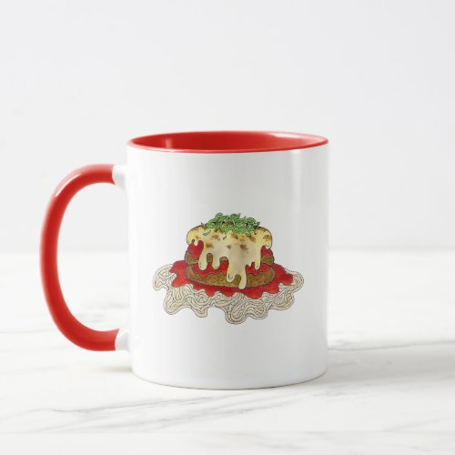 Eggplant Aubgergine Parm Parmesan Italian Food Mug