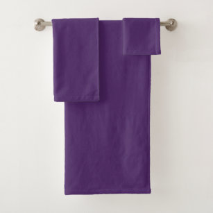 Set of 6 Eggplant Purple Microfiber Rectangular Dish Towels 15.75