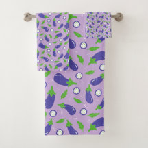 Eggplant Bath Towels Bathroom Elegant Stylish