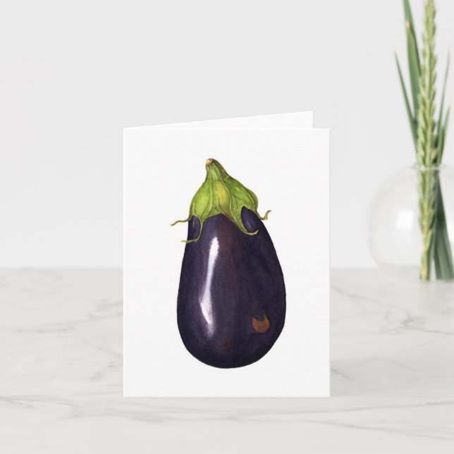 Eggplant Card (Front)