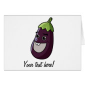 Eggplant cartoon (Front Horizontal)