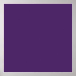 Eggplant Color Poster