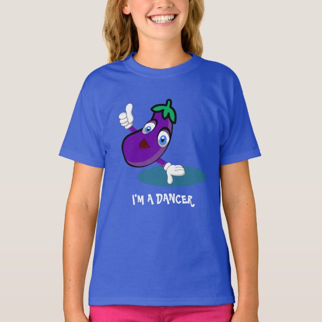 eggplant dancing T-Shirt (Front)