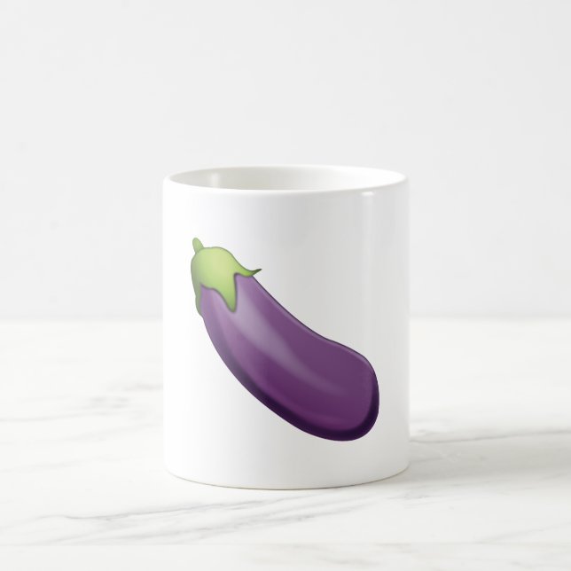 Eggplant - Emoji Coffee Mug (Center)