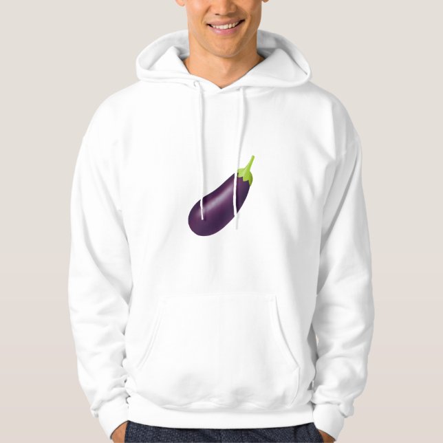 Eggplant Emoji Hoodie (Front)