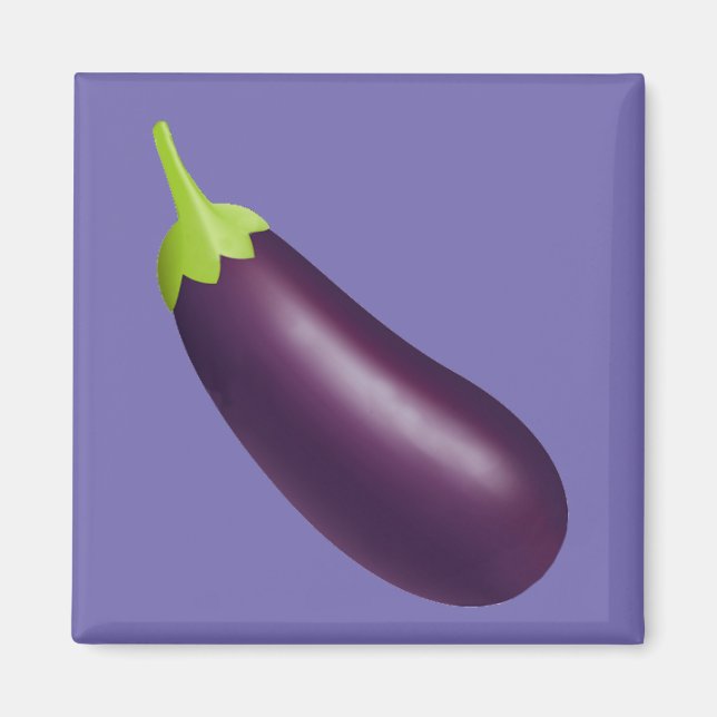 Eggplant Emoji Magnet (Front)