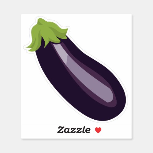 Eggplant Emoji Sticker