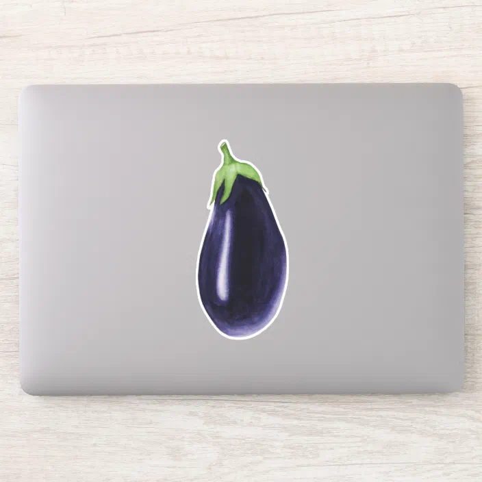 4 Add Any Details about   Eggplant Emoji Sticker Waterproof to Cart for $1.75 Each!!!