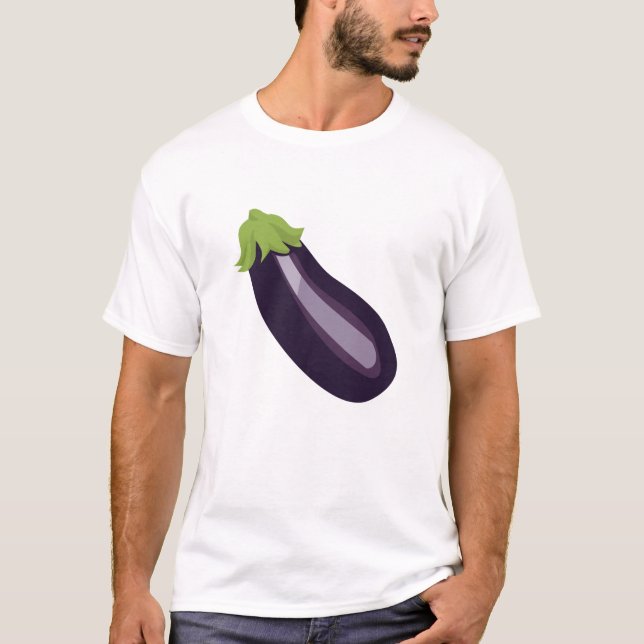 Eggplant Emoji T-Shirt (Front)